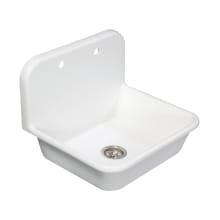 Arcticstone 24" Drop In Single Basin Stone Composite Kitchen Sink with Basket Strainer