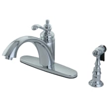 Templeton 1.8 GPM Single Hole Kitchen Faucet - Includes Side Spray