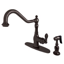 American Classic 1.8 GPM Single Hole Kitchen Faucet - Includes Escutcheon and Side Spray