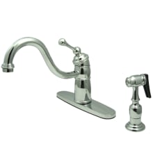 Victorian 1.8 GPM Single Hole Kitchen Faucet - Includes Side Spray