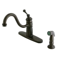 Georgian 1.8 GPM Single Hole Kitchen Faucet - Includes Side Spray