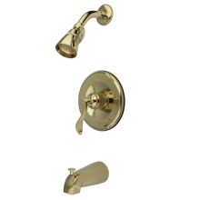 NuFrench Tub and Shower Trim Package with Brass Shower Head
