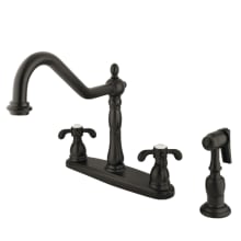French Country 1.8 GPM Standard Kitchen Faucet - Includes Side Spray