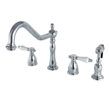 Bel-Air 1.8 GPM Widespread Kitchen Faucet - Includes Side Spray