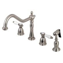 Bel-Air 1.8 GPM Widespread Kitchen Faucet - Includes Side Spray