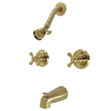 Victorian Tub and Shower Trim Package with Single Function Shower Head