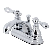 American Classic 1.2 GPM Deck Mounted Centerset Bathroom Faucet with Pop-Up Drain Assembly