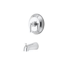 Elinvar Wall Mounted Bathtub Faucet-Only Trim Kit - Includes Rough-In and Integrated Tub Spout Diverter