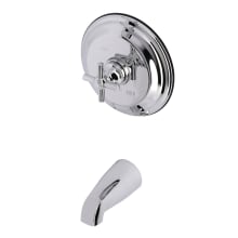 Elinvar Wall Mounted Bathtub Faucet-Only Trim Kit - Includes Rough-In