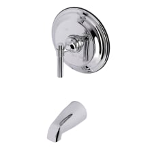 Wall Mounted Bathtub Faucet-Only Trim Kit - Includes Rough-In