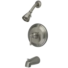 Elinvar Tub and Shower Trim with Single Function Shower Head and Metal Lever Handle