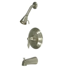 Naples Tub and Shower Trim with Single Function Shower Head and Metal Lever Handle