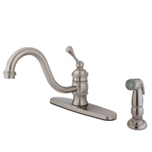 1.8 GPM Single Hole Kitchen Faucet - Includes Side Spray