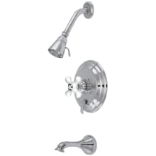Restoration Tub and Shower Trim Package with Single Function Shower Head