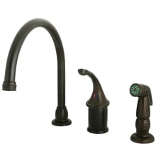 Georgian 1.8 GPM Widespread Kitchen Faucet - Includes Escutcheon and Side Spray