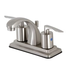 Serena 1.2 GPM Deck Mounted Centerset Bathroom Faucet with Pop-Up Drain Assembly - Includes Escutcheon