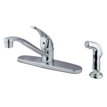 1.8 GPM Standard Kitchen Faucet - Includes Side Spray