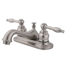 Knight 1.2 GPM Centerset Bathroom Faucet with Pop-Up Drain Assembly