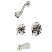 NuvoFusion Tub and Shower Trim Package with Single Function Shower Head