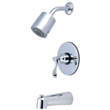 Nufrench Tub and Shower Trim Package with 1.8 GPM Single Function Shower Head