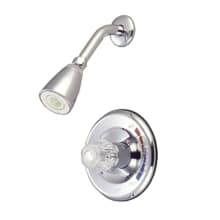 Chatham Shower Trim with Single Function Shower Head, Acrylic Knob Handle and Valve