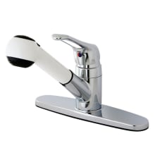Wyndham 1.8 GPM Single Hole Pull Out Kitchen Faucet