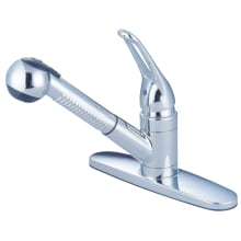Wyndham 1.8 GPM Single Hole Pull Out Kitchen Faucet