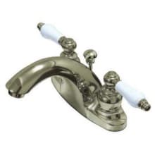 English Country 1.2 GPM Centerset Bathroom Faucet with Pop-Up Drain Assembly