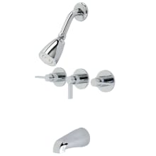 NuvoFusion Tub and Shower Trim Package with 1.8 GPM Single Function Shower Head