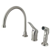 Wyndham 1.8 GPM Widespread Kitchen Faucet - Includes Escutcheon and Side Spray