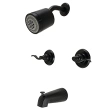 NuWave French Tub and Shower Trim Package with 1.8 GPM Multi Function Shower Head