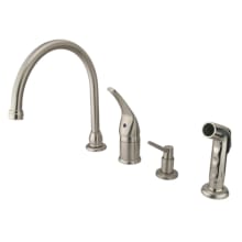 Chatham 1.8 GPM Widespread Kitchen Faucet - Includes Escutcheon and Side Spray