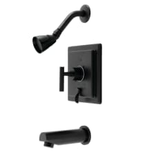 Manhattan Tub and Shower Trim Package with Single Function Shower Head