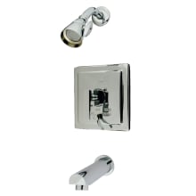 Executive Tub and Shower Trim Package with 1.8 GPM Multi Function Shower Head