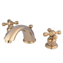 Victorian 1.2 GPM Widespread Bathroom Faucet with Pop-Up Drain Assembly
