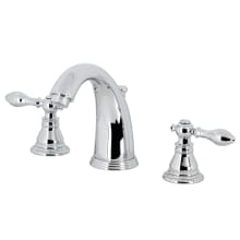 American Classic 1.2 GPM Deck Mounted Widespread Bathroom Faucet with Pop-Up Drain Assembly