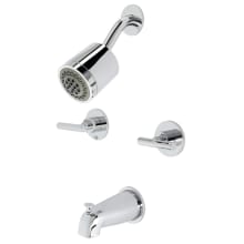 Manhattan Tub and Shower Trim Package with Multi Function Shower Head