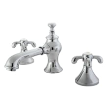 French Country 1.2 GPM Widespread Bathroom Faucet with Pop-Up Drain Assembly