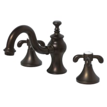 French Country 1.2 GPM Widespread Bathroom Faucet with Pop-Up Drain Assembly