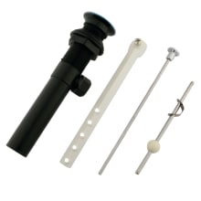 1-1/4" Plastic Pop-Up Drain Assembly with Overflow