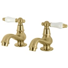 Heritage 1.2 GPM Basin Tap Faucet with Porcelain Lever Handles