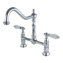 Wilshire 1.8 GPM Widespread Bridge Kitchen Faucet - Includes Escutcheon