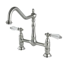Wilshire 1.8 GPM Widespread Bridge Kitchen Faucet - Includes Escutcheon