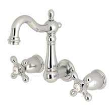 Heritage 1.2 GPM Wall Mounted Widespread Bathroom Faucet