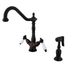 Heritage 1.8 GPM Single Hole Kitchen Faucet - Includes Side Spray