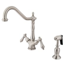 Heritage 1.8 GPM Single Hole Kitchen Faucet - Includes Side Spray