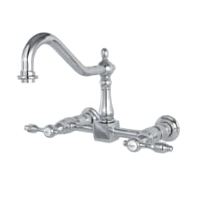 Tudor 1.8 GPM Widespread Bridge Kitchen Faucet - Includes Escutcheon