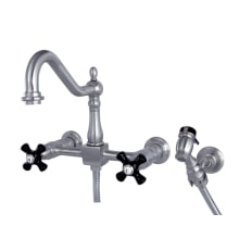 Duchess 1.8 GPM Widespread Bridge Kitchen Faucet - Includes Escutcheon and Side Spray
