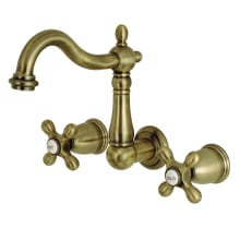 Heritage 1.2 GPM Wall Mounted Widespread Bathroom Faucet