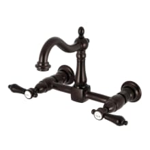 Heirloom 1.8 GPM Wall Mounted Widespread Bridge Kitchen Faucet